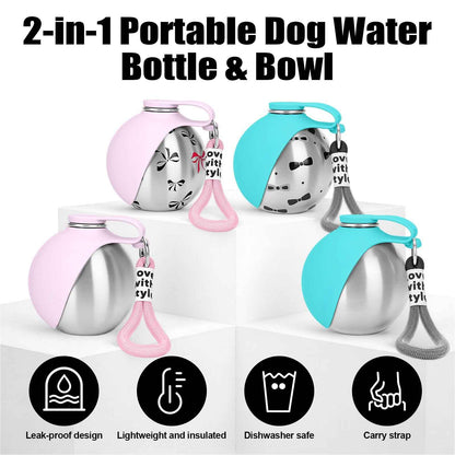 The Snuggle Snout Portable Dog Water Bottle