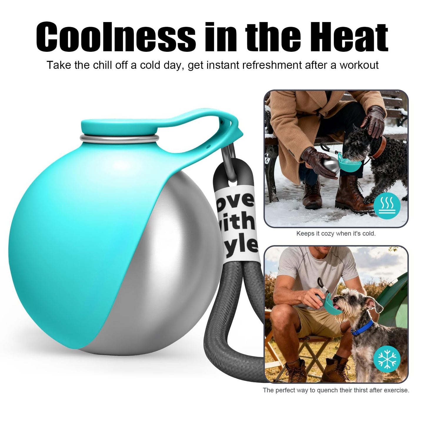 The Snuggle Snout Portable Dog Water Bottle