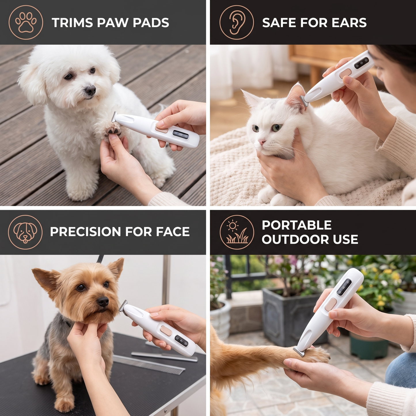 The Snuggle Snout™ Pet Paw Trimmer