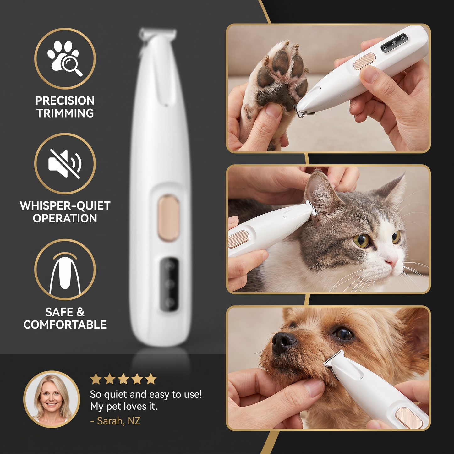 The Snuggle Snout™ Pet Paw Trimmer