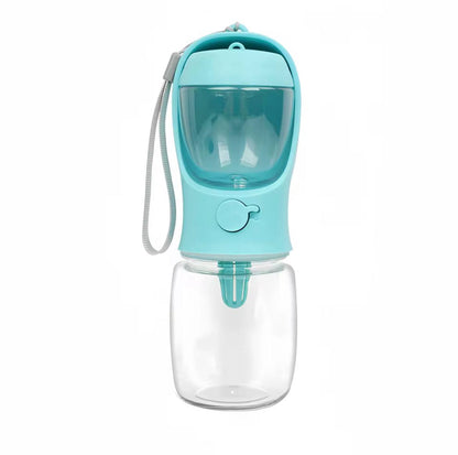 Portable Dog/Cat Water Bottle with Storage Food and Water Container