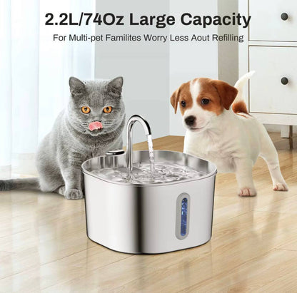 ZYFeeder 2.2L Automatic Cat/Dog Water Fountain